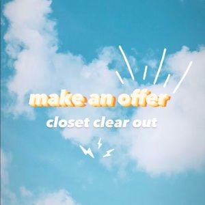 Closet Clear Out - let’s gooooo